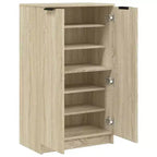 vidaXL Meuble à chaussures Chêne Sonoma Bois d'ingénierie Meuble à chaussures moyen
