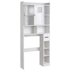 Meuble de rangement WC blanc
