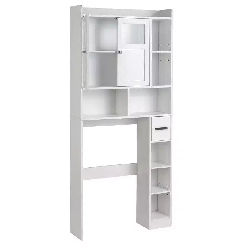 Meuble de rangement WC blanc