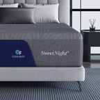 Matelas en mousse à mémoire de forme Sweetnight 12/14/16 pouces CoolNest Medium à gel rafraîchissant avec certifications CertiPUR-US et ACA