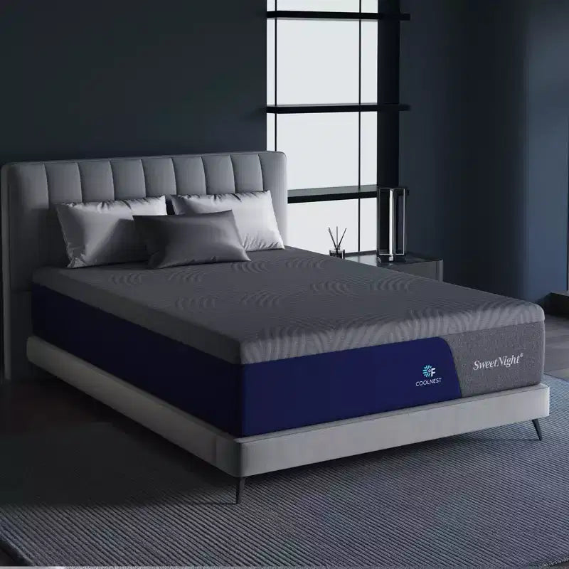 Matelas en mousse à mémoire de forme Sweetnight 12/14/16 pouces CoolNest Medium à gel rafraîchissant avec certifications CertiPUR-US et ACA