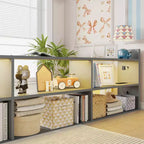 ModernLuxe Lit Double Superposé avec Rangement, Lumières LED et Station de Recharge, Convertible en 2 Lits Jumeaux pour Enfants