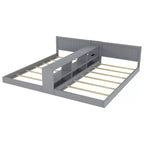 ModernLuxe Lit Double Superposé avec Rangement, Lumières LED et Station de Recharge, Convertible en 2 Lits Jumeaux pour Enfants