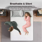 Matelas hybride en mousse à mémoire de forme et gel rafraîchissant Novilla 10/12/14 pouces, en boîte, fermeté moyenne pour soulager la pression