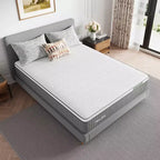 Matelas hybride en mousse à mémoire de forme et gel rafraîchissant Novilla 10/12/14 pouces, en boîte, fermeté moyenne pour soulager la pression