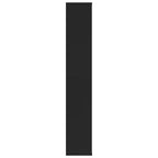 vidaXL Cloison de séparation/Bibliothèque Noir 100x24x140 cm Bois d'ingénierie
