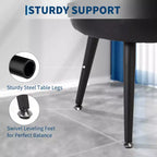 Pouf de rangement rond GustoWave, rangement dissimulé, siège en cuir synthétique, capacité de 150 kg