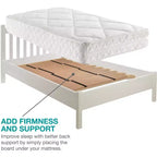 DMI Planche de lit pliable, support de matelas, lit double 60x30 (2 unités)