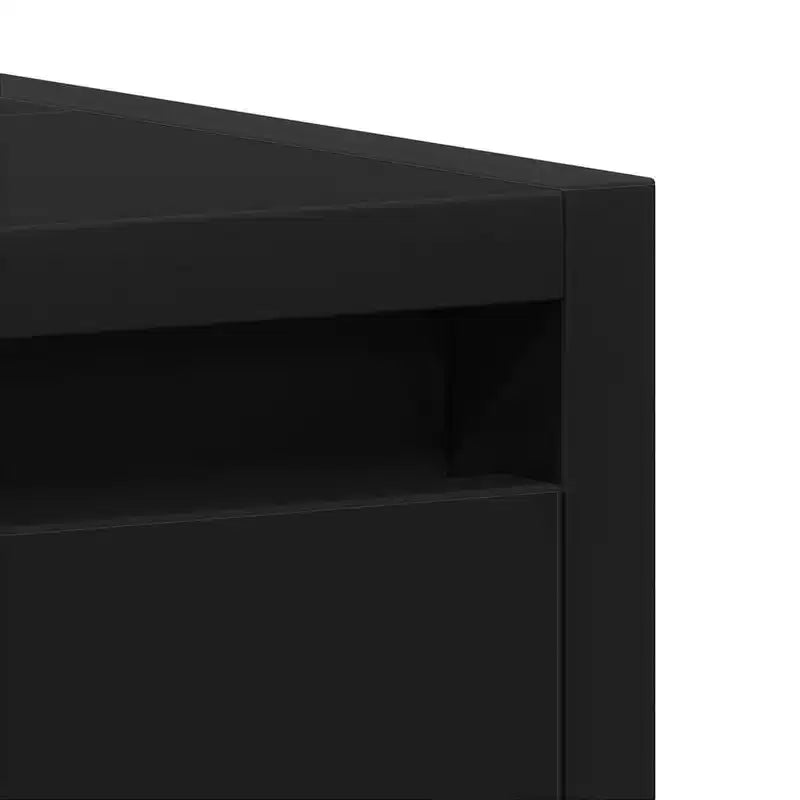 vidaXL Meuble bas de salle de bain noir, bois d'ingénierie 60 x 33 x 61 cm