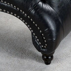 Fauteuil et causeuse modernes en velours, rembourrés