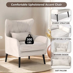 Fauteuil et causeuse modernes en velours, rembourrés