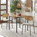 Table et chaises de salle à manger rondes