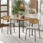 Table et chaises de salle à manger rondes