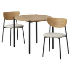 Table et chaises de salle à manger rondes