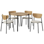 Table et chaises de salle à manger rondes