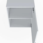 Meuble haut mural blanc à 1 porte