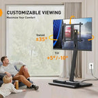 Meuble TV roulant avec prise électrique