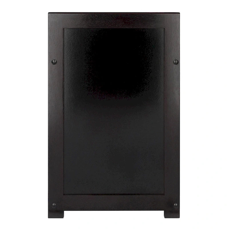 Banc de rangement avec 3 paniers tressés pliables, Chocolat espresso