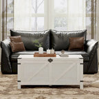 Table basse relevable avec rangement