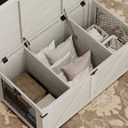 Table basse relevable avec rangement
