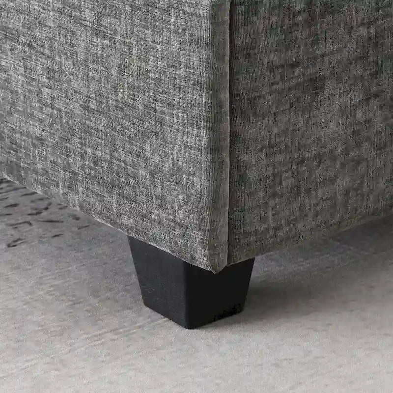 Canapé d'angle en U, canapé d'angle en chenille avec porte-gobelets