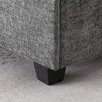 Canapé d'angle en U, canapé d'angle en chenille avec porte-gobelets