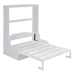 Lit escamotable multifonctionnel Queen Size moderne avec coussin