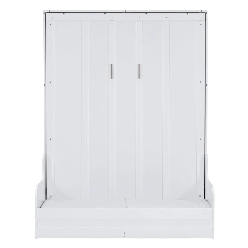 Lit escamotable multifonctionnel Queen Size moderne avec coussin