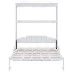 Lit escamotable multifonctionnel Queen Size moderne avec coussin