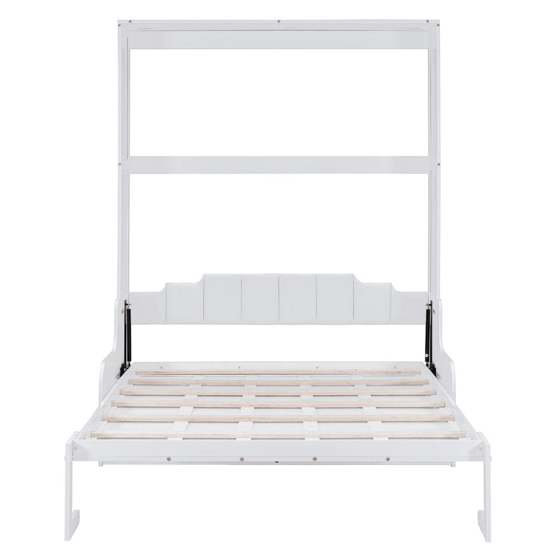 Lit escamotable multifonctionnel Queen Size moderne avec coussin