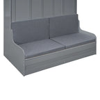 Lit escamotable multifonctionnel Queen Size moderne avec coussin