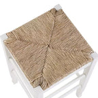 Tabouret de bar en bois dur Rush Seat blanc - Boraam