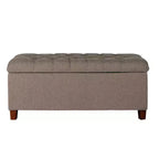 Banc de rangement capitonné - HomePop