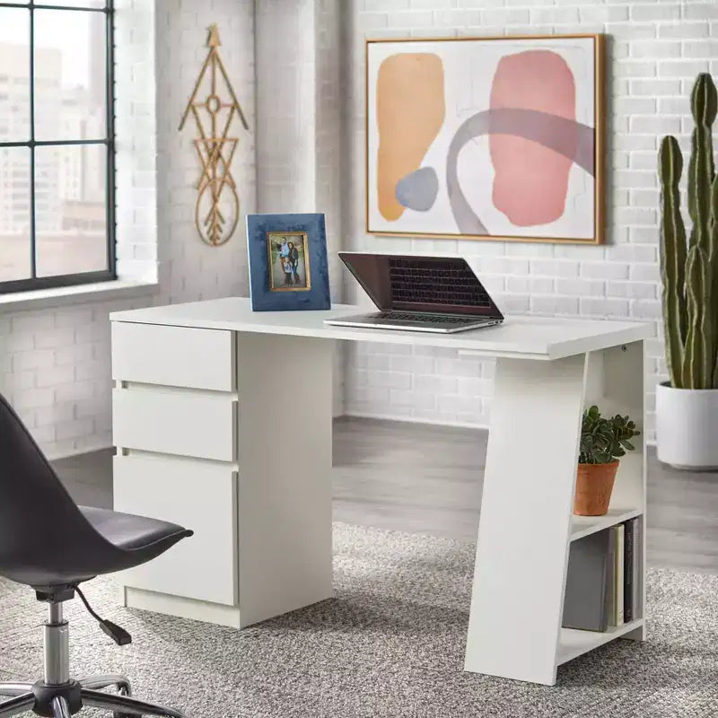 Bureau d'écriture moderne Como à 3 tiroirs Buylateral