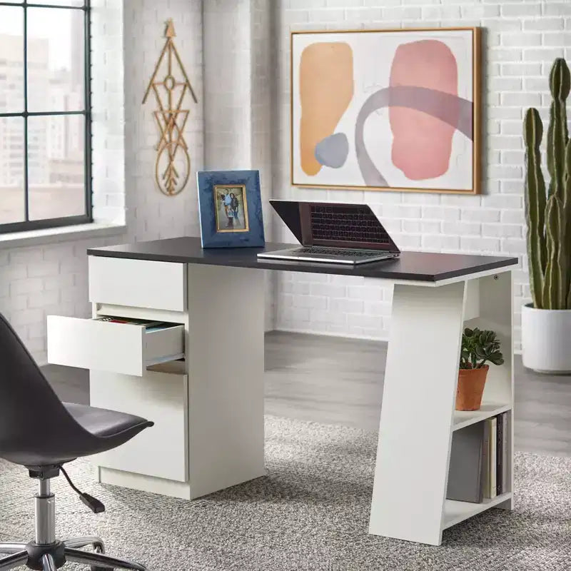 Bureau d'écriture moderne Como à 3 tiroirs Buylateral