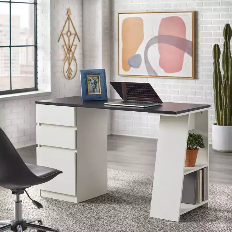 Bureau d'écriture moderne Como à 3 tiroirs Buylateral