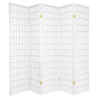 6 ft. Tall Window Pane Shoji Screen - Oriental Furniture