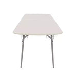 Table pliable robuste 30"x72" gris moucheté - Hampden Furnishings