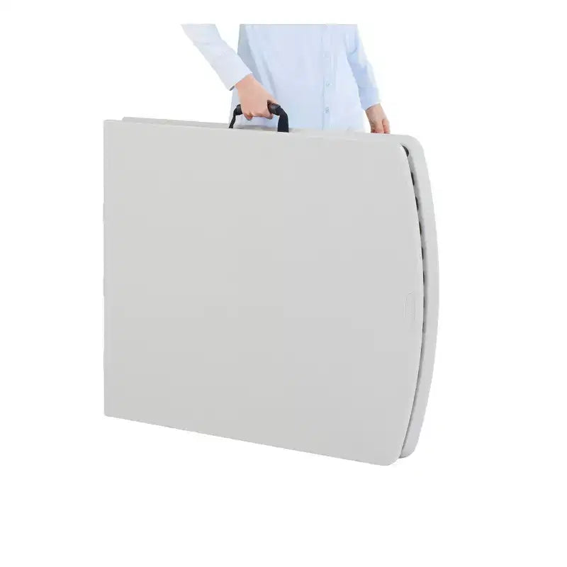 Table pliable robuste 30"x72" gris moucheté - Hampden Furnishings
