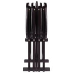 Ensemble de 5 tables pliantes en bois massif Skippy TV Espresso de Winsome avec support