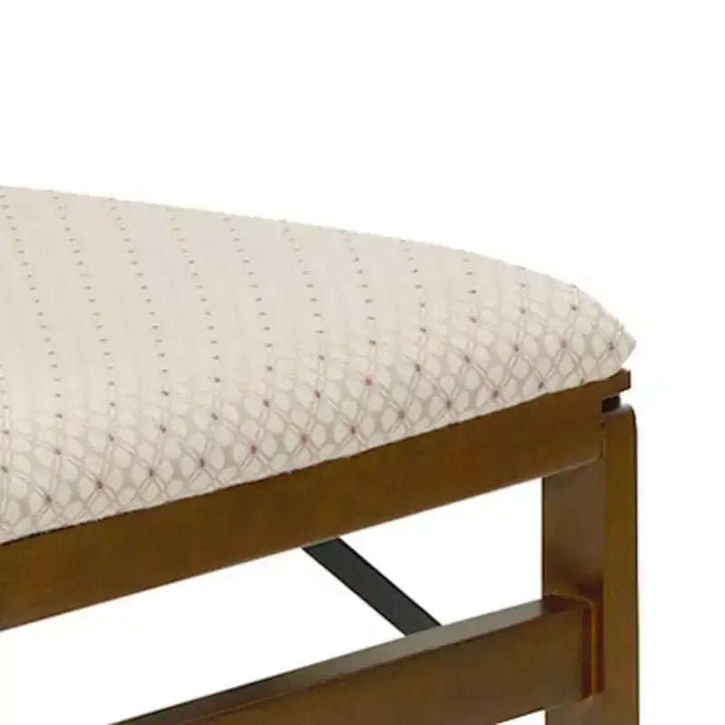 Lot de 2 chaises pliantes contemporaines à dossier rembourré marron fruité - Stakmore