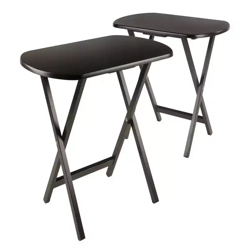 Table d'appoint rectangulaire surdimensionnée 2 pièces Cade Coffee – Winsome : Aucun assemblage requis, Cadre en bois, Capacité de 11,3 kg