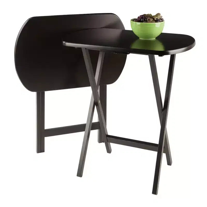 Table d'appoint rectangulaire surdimensionnée 2 pièces Cade Coffee – Winsome : Aucun assemblage requis, Cadre en bois, Capacité de 11,3 kg