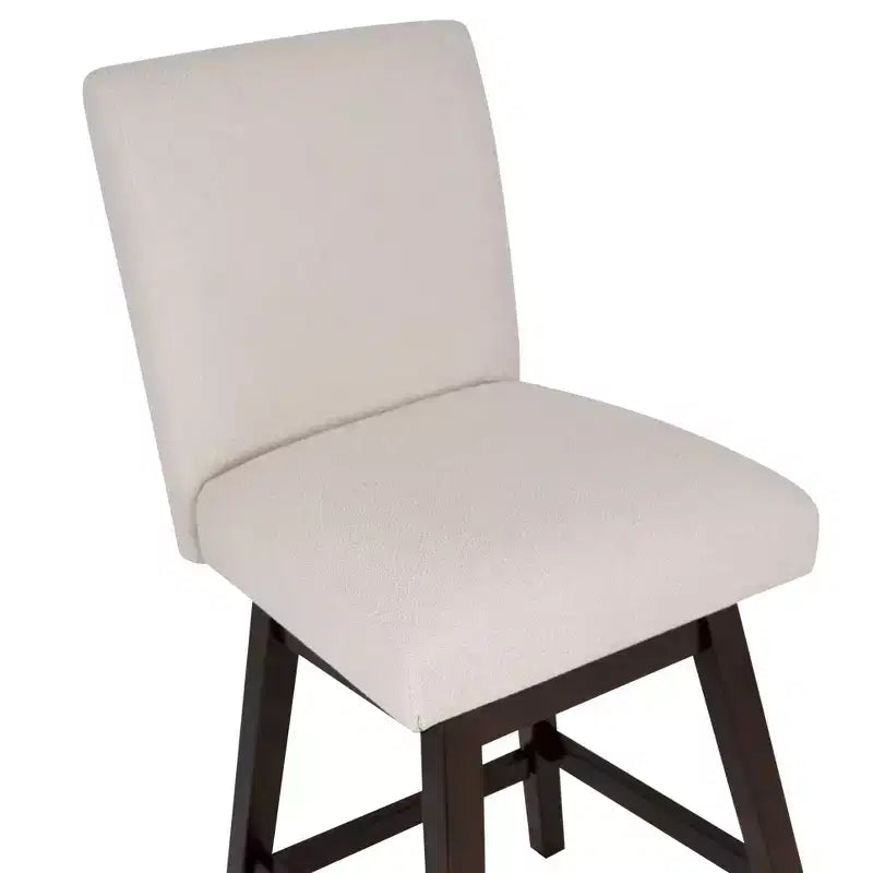 Linon Lot de 2 tabourets de bar Cyrus pivotants hauteur comptoir Naturel