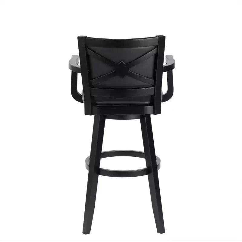 Tabouret de bar pivotant très haut Boraam Broadmoor, finition noire