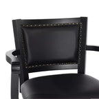 Tabouret de bar pivotant très haut Boraam Broadmoor, finition noire