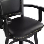 Tabouret de bar pivotant très haut Boraam Broadmoor, finition noire