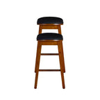 Linon Lot de 2 tabourets de bar rembourrés Brynn Hauteur comptoir Marron
