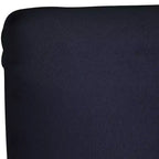 Tabouret de bar Skyline Furniture Hendrix Velours Bleu marine : Rembourré, Pieds fuselés, Hauteur d'assise 79 cm