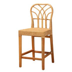 Tabouret de bar comptoir bali & pari Monaco : Structure acajou, aucun assemblage requis, hauteur fixe